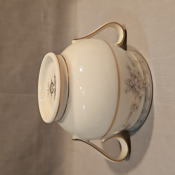NEW Noritake Salzburg 7299 Sugar Bowl (no lid) Ivory China - Picture 6 of 10